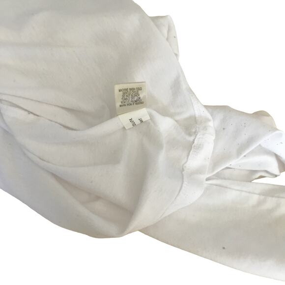 Self Esteem White Long Sleeve T-Shirt Vest Sequins Glitter Girls Size Large Set - Picture 10 of 12